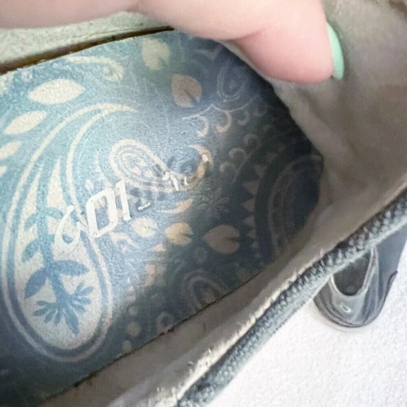 OluKai Manoa Mens 10.5 Casual Oxfords Lace Up Shoes Canvas Slip On Gray Comfort - Picture 11 of 12